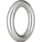 Prowler Red Stainless Steel Magnetic Cock Ring - Silver - 38mm