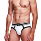 Prowler White/Black Brief - Black/White - Medium