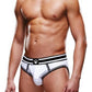 Prowler White/Black Open Brief - Black/White - Medium