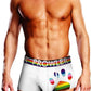 Prowler White Oversized Paw Trunk - Multicolor/Rainbow/White - Large