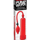 Pump Worx Beginner's Power Pump Advanced Penis Enlargement System - Red