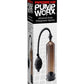 Pump Worx Euro Pump Advanced Penis Enlargement System - Black/Smoke