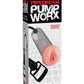 Pump Worx Fanta Flesh Pussy Penis Pump - Clear/Vanilla