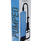 Pumped Basic Pump 2 Water Resistant Silicone Penis Pump - Blue