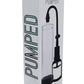 Pumped Basic Pump 2 Water Resistant Silicone Penis Pump - Clear