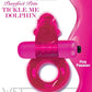 Purrfect Pets Tickle Me Dolphin Silicone Stimulator with Vibrating Bullet - Pink