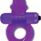 Purrfect Pets Tickle Me Dolphin Silicone Stimulator with Vibrating Bullet - Purple