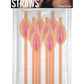 Pussy Straws - Flesh - 8 Pieces/Per Pack