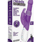 Rabbit Essentials Silicone Rechargeable Beads Rabbit Vibrator - Purple