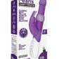 Rabbit Essentials Silicone Rechargeable Pearls Rabbit Vibrator - Purple