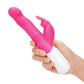 Rabbit Essentials Silicone Rechargeable Slim Shaft Rabbit Vibrator