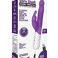 Rabbit Essentials Silicone Rechargeable Slim Shaft Rabbit Vibrator - Purple