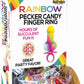 Rainbow Cock Ring Pop - 12 Per Display