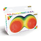 Rainbow Jumbo Boobie Candle - Jasmine Scented - Multicolor