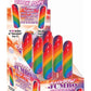 Rainbow Jumbo Cock Pops - 6 Per Display