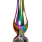 Rainbow Metal Anal Plug