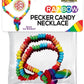Rainbow Pecker Candy Necklace - Multicolor