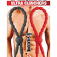 Ram Ultra Clinchers Silicone Cock Rings - Black/Red - 2 Each Per Pack