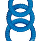 Ram Ultra Cocksweller Silicone Cock Rings - Blue