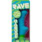 Rave Ridged-G Rechargeable Silicone G-Spot Vibrator - Blue/Green