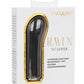 Raven G Lover Silicone Rechargeable G-Spot Vibrator - Black