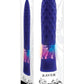 Raver Rechargeable Silicone Light-Up Vibrating Bullet - Blue