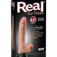 Real Feel Deluxe No. 1 Wallbanger Vibrating Dildo with Balls - Flesh/Vanilla - 6.5in