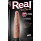 Real Feel Deluxe No. 3 Wallbanger Vibrating Dildo - Flesh/Vanilla - 7in