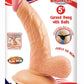 Real Skin All American Mini Whoppers Dildo with Balls - Vanilla - 5in