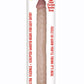 Real Skin All American Whoppers Double Dildo Dildo - Flesh/Vanilla - 13in
