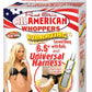 Real Skin All American Whoppers Vibrating Dildo with Universal Harness - Black/Flesh/Vanilla - 6.5in