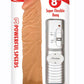 Real Skin All American Whoppers Vibrating Dildo - Flesh/Vanilla - 8in