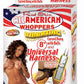 Real Skin Whoppers Vibrating Dildo with Harness - Black/Chocolate - 8in