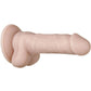 Real Supple Poseable Silicone Dildo with Balls