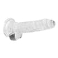 Realrock Crystal Clear Dildo with Balls