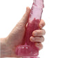 Realrock Crystal Clear Dildo with Balls