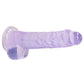 Realrock Crystal Clear Dildo with Balls