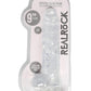 Realrock Crystal Clear Dildo with Balls - Clear - 9in
