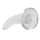 Realrock Crystal Clear Non Realistic Dildo with Suction Cup