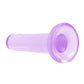 Realrock Crystal Clear Non Realistic Dildo with Suction Cup