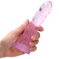 Realrock Crystal Clear Non Realistic Dildo with Suction Cup
