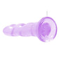 Realrock Crystal Clear Non Realistic Dildo with Suction Cup