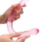 Realrock Crystal Clear Non Realistic Double Dildo