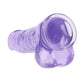 Realrock Crystal Clear Realistic Dildo with Balls