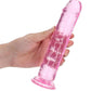 Realrock Crystal Clear Straight No Balls Dildo