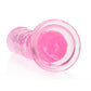 Realrock Crystal Clear Straight No Balls Dildo