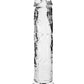 Realrock Crystal Clear Straight No Balls Dildo - Clear - 10in