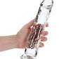 Realrock Crystal Clear Straight No Balls Dildo