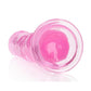Realrock Crystal Clear Straight No Balls Dildo