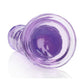 Realrock Crystal Clear Straight No Balls Dildo
